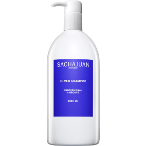 Шампунь SachaJuan Silver Shampoo для нейтралізації жовтого пігменту та захисту холодних відтінків блонду 1000 мл (7350016331883)