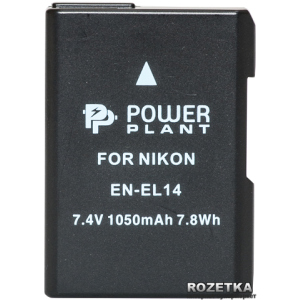 хорошая модель Aккумулятор PowerPlant для Nikon EN-EL14 Chip (D3100, D3200, D5100) (DV00DV1290)