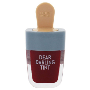 Увлажняющий гелевый тинт для губ Etude House Dear Darling Water Gel Tint Ice Cream PK004 Red Bean Red 4.5 г (8809667985260) ТОП в Полтаве