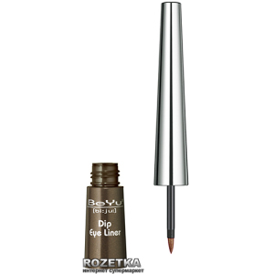 Підводка для очей інтенсивної дії BeYu Dip Eye Liner 12 Dark Brown (4033651365125) надійний