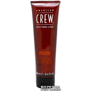 Гель American Crew Light Hold Styling Gel для слабой фиксации волос 250 мл (669316076057) в Полтаве