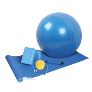 Набор для йоги LiveUp Training Set Blue (LS3243) лучшая модель в Полтаве