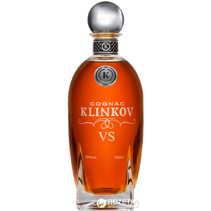 Коньяк Klinkov VIP VS 5 років витримки 0.5 л 42% (4820073560920)