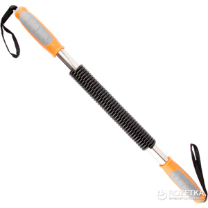 Эспандер LiveUp Power Twister пружинный Black-Orange (LS3161B) ТОП в Полтаве