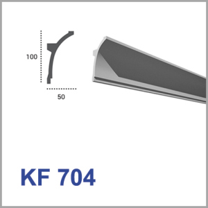 Карниз для прихованого освітлення Tesori KF 704 200см краща модель в Полтаві