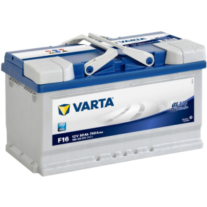 Автомобільний акумулятор Varta Blue Dynamic 80Ah Єв (-/+) F16 (740EN) (580400074) в Полтаві