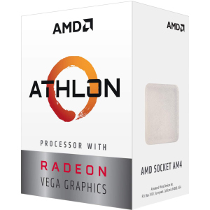 Процессор AMD Athlon 220GE 3.4GHz/4MB (YD220GC6FBBOX) AM4 BOX лучшая модель в Полтаве