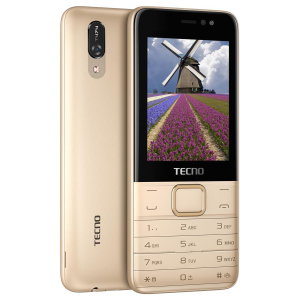 Мобильный телефон Tecno T474 Dual Sim Champagne Gold лучшая модель в Полтаве