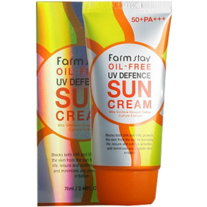 Сонцезахисний знежирений крем Farmstay Oil-Free Uv Defence Sun Cream SPF 50+ PA+++ 70 мл (8809297386741/8809426958016)