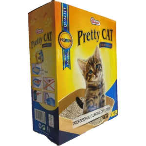 Наполнитель для кошачьего туалета Pretty Cat Premium Gold без аромата Бентонитовый комкующий 5 кг (6 л) (5948311200830) в Полтаве