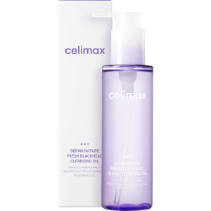 Гідрофільна олія Celimax Derma Nature Fresh Blackhead Jojoba Cleansing Oil 150 мл (8806050298525) краща модель в Полтаві