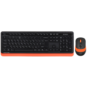 купити Комплект бездротової A4Tech FG1010 Wireless Black/Orange (4711421943376)