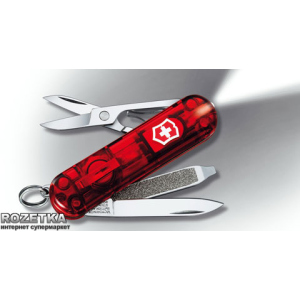 Швейцарський ніж Victorinox SwissLite Red Transparent (0.6228.T) рейтинг