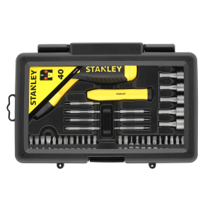 Отвертка Stanley Pistol Grip Ratchet с храповым механизмом и сменными битами (0-63-038) ТОП в Полтаве