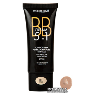 Тональний крем Deborah BB Cream SPF20 зволожуючий 01 Fair (8009518135688) ТОП в Полтаві