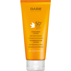 Солнцезащитный лосьон BABE Laboratorios SPF 50 водостойкий 200 мл (8437011329370) лучшая модель в Полтаве