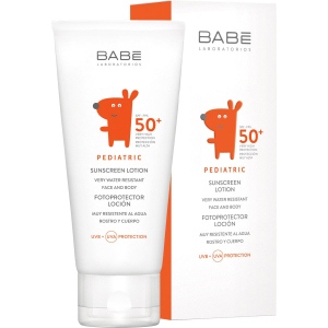 Дитячий сонцезахисний лосьйон BABE Laboratorios SPF 50 100 мл (8437011329400) краща модель в Полтаві