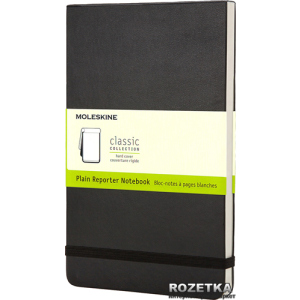 Нотатник Moleskine Reporter 13 х 21 см 240 сторінок без лінівки Чорна (9788883705533) краща модель в Полтаві