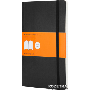 Нотатник Moleskine Classic 13 х 21 см 192 сторінки в лінійку Чорна (9788883707162) ТОП в Полтаві