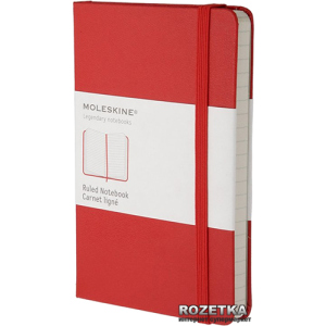 Нотатник Moleskine Classic 9 x 14 см 192 сторінки в лінійку Червона (9788862930000)