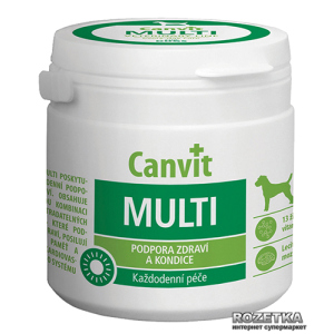 Витаминно-минеральный комплекс Canvit Multi для собак таблетки 500 шт (can50719) ТОП в Полтаве