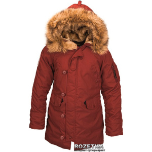 Парку Alpha Industries Altitude W Parka XL Red Ochre ТОП в Полтаві