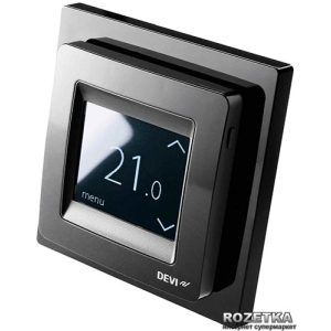 Терморегулятор DEVI DEVIreg Touch Black (140F1069) краща модель в Полтаві