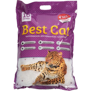 Наповнювач для котячого туалету Best Cat Purple lawanda Силікагелевий поглинаючий 4 кг (10 л) (SGL010/6907396109635) краща модель в Полтаві