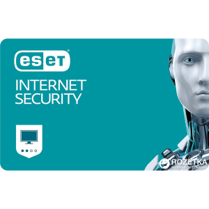 Антивірус ESET Internet Security (2 ПК) ліцензія на 1 рік Базова (електронний ключ в конверті) в Полтаве