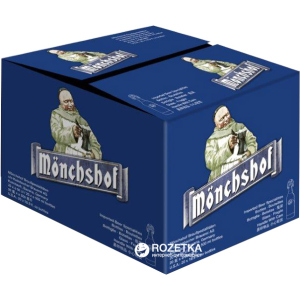 хорошая модель Упаковка пива Monchshof Kellerbier светлое нефильтрованное 5.4% 0.5 л x 20 шт (4082100009097)