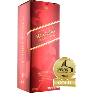 Виски Johnnie Walker Red Label выдержка 4 года 3 л 40% в подарочной упаковке (5000267129785) ТОП в Полтаве