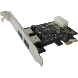 Контролер Dynamode PCI-E-USB 3.0 (2 зовнішні порти) (USB30-PCIE-2) краща модель в Полтаві