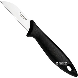 Кухонний ніж Fiskars Essential для чищення овочів 7 см Black (1023780) ТОП в Полтаві