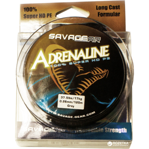 купить Шнур Savage Gear SG Adrenaline HD 120 м 0.26 мм 17 кг (42814)