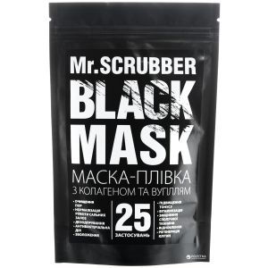 Чорна маска для обличчя Mr.Scrubber Black Mask для всіх типів шкіри 40 г (4820200230160) краща модель в Полтаві