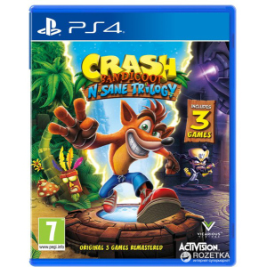 Ігра Crash Bandicoot N'sane Trilogy для PS4 (Blu-ray диск, English version) в Полтаві