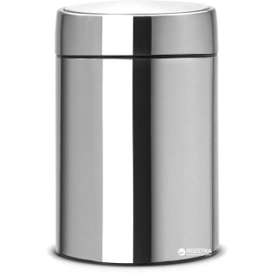 Відро для сміття Brabantia Slide Bin 5 л Matt Steel (477546) краща модель в Полтаві