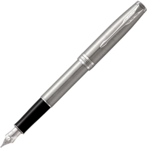 Ручка перьевая Parker Sonnet 17 Stainless Steel CT FP F Синяя Серый корпус (84 211) ТОП в Полтаве