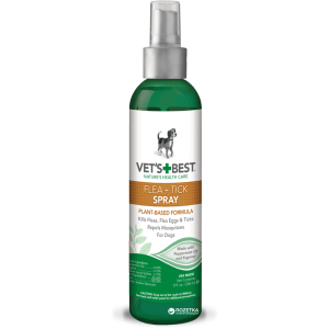 Спрей VET`S BEST Flea & Tick Spray от блох, клещей и москитов для собак 236 мл (vb10346) лучшая модель в Полтаве