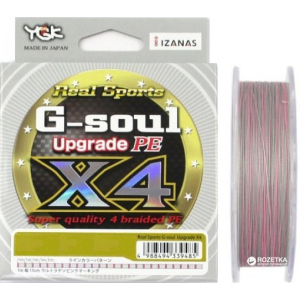 Шнур YGK G-Soul X4 Upgrade 150 м 0.185 мм 1.2 кг/20 lb Сірий (55450112) рейтинг