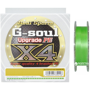 Шнур YGK G-Soul X4 Upgrade 100 м 0.074 мм 0.2 кг/4 lb (55450131) краща модель в Полтаві