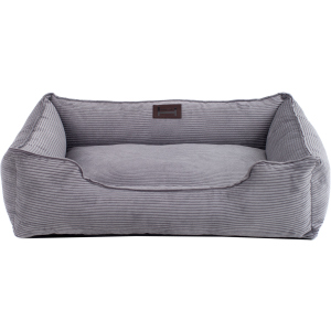 Лежак для собак Harley and Cho Dreamer 90х60 см з бортами Grey Velvet (3100096) ТОП в Полтаві