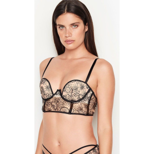 Бюстье Victoria's Secret 721458707 34D Бежевий/Чорний (1159750876) краща модель в Полтаві