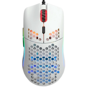 Миша Glorious Model O Minus RGB USB White (GOM-WHITE) краща модель в Полтаві