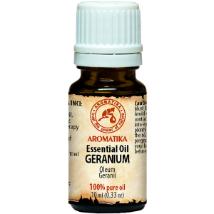 Эфирное масло гераниевое Ароматика Geranium Essential Oil 10 мл (4820177020962) лучшая модель в Полтаве