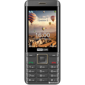 Мобильный телефон Maxcom MM236 Black-Gold лучшая модель в Полтаве