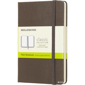 Нотатник Moleskine Classic 9 х 14 см 192 сторінки без линівки Коричневий (8058341715291) краща модель в Полтаві