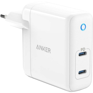 Зарядний пристрій Anker PowerPort Atom PD 2 - 60W Ultra Compact White (A2029321)