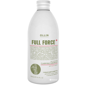 Очищающий шампунь для волос и кожи головы Ollin Professional Ollin Full Force с экстрактом бамбука 300 мл (4620753725614) ТОП в Полтаве