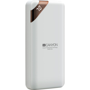 УМБ Canyon 20000 mAh White (CNE-CPBP20W) ТОП в Полтаві